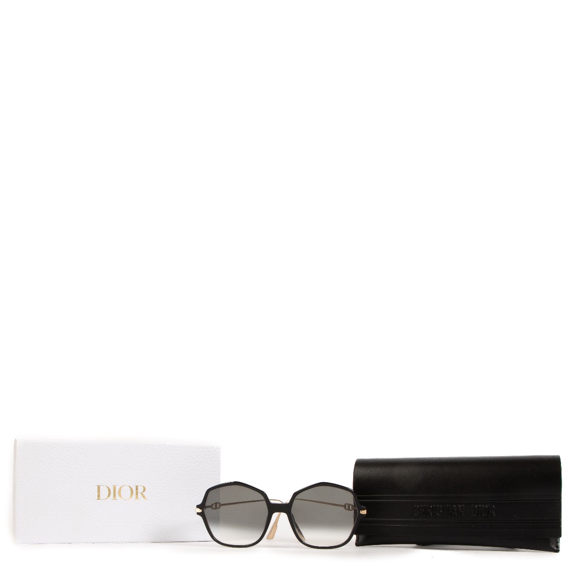 Christian Dior Link 2 Black Sunglasses ○ Labellov ○ Buy