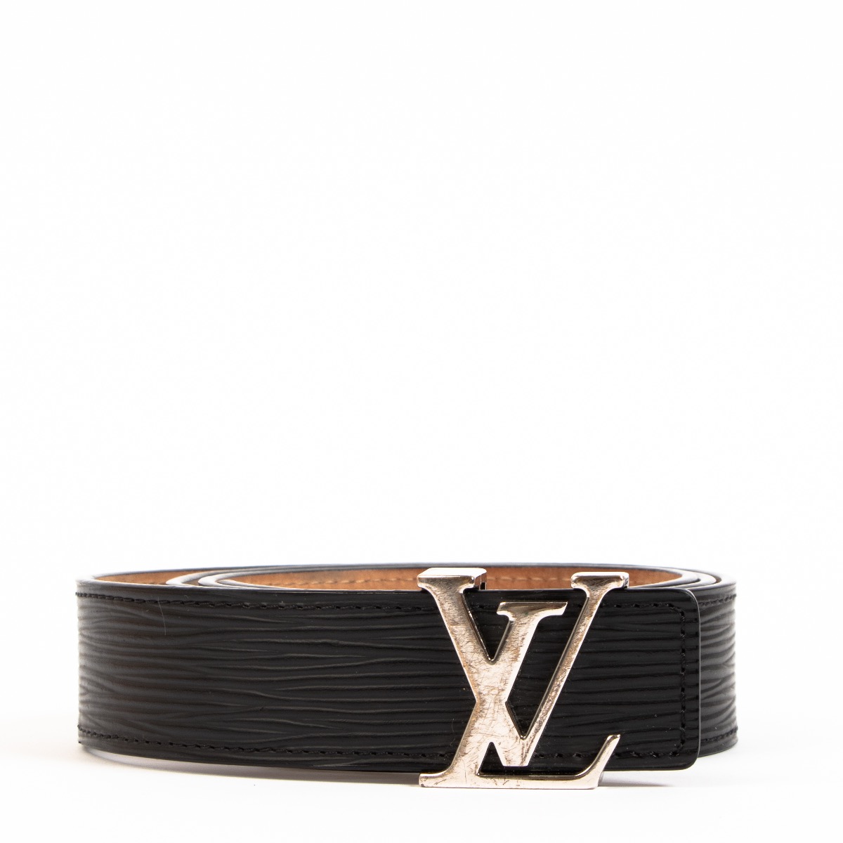 Louis+Vuitton+LV+Initiales+Belt+-+Black+%28M9808%29 for sale