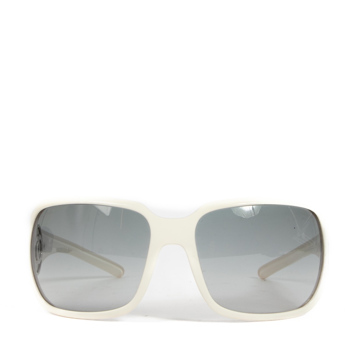 Chanel 6023 White Wrap Around CC Sunglasses Labellov Buy and