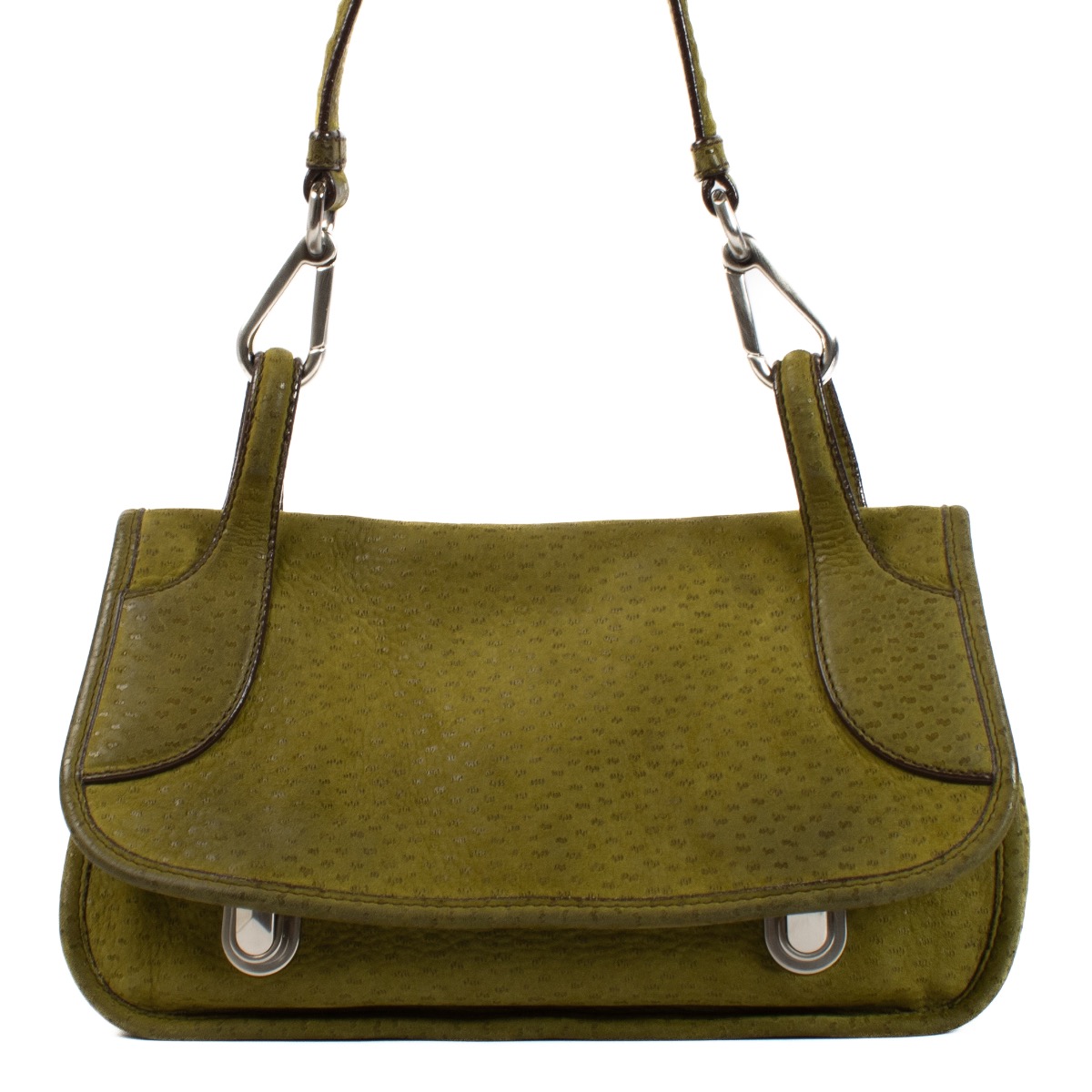 Prada Green Suede Shoulder Bag ○ Labellov ○ Buy and Sell Prada Green Suede Shoulder Bag ○ Labellov ○ Buy and Sell