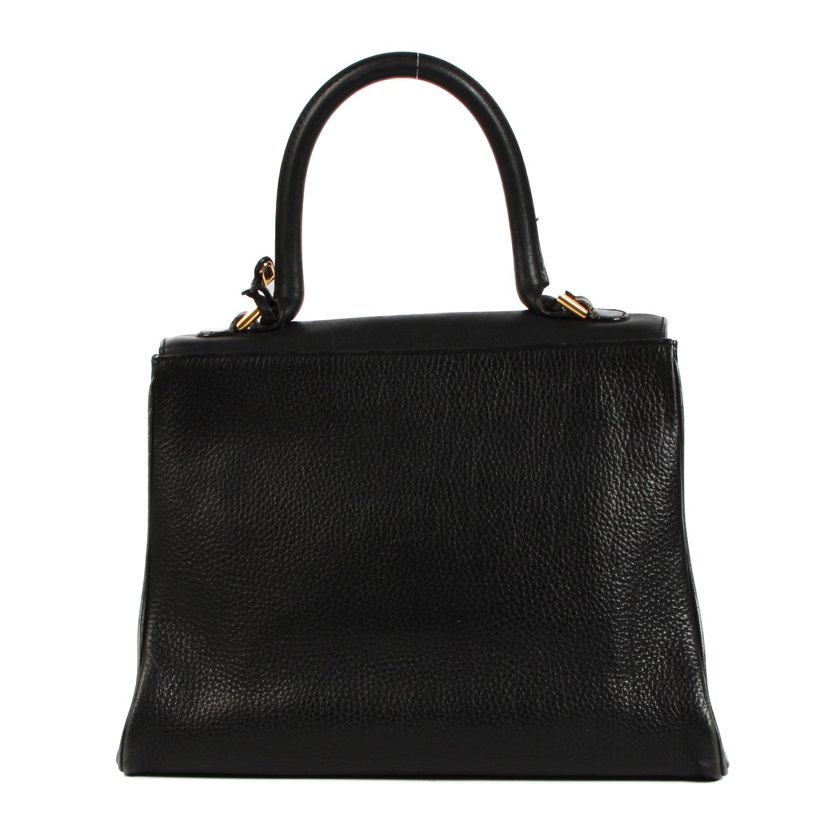 Delvaux Black Dual Leather Brillant MM Bag ○ Labellov