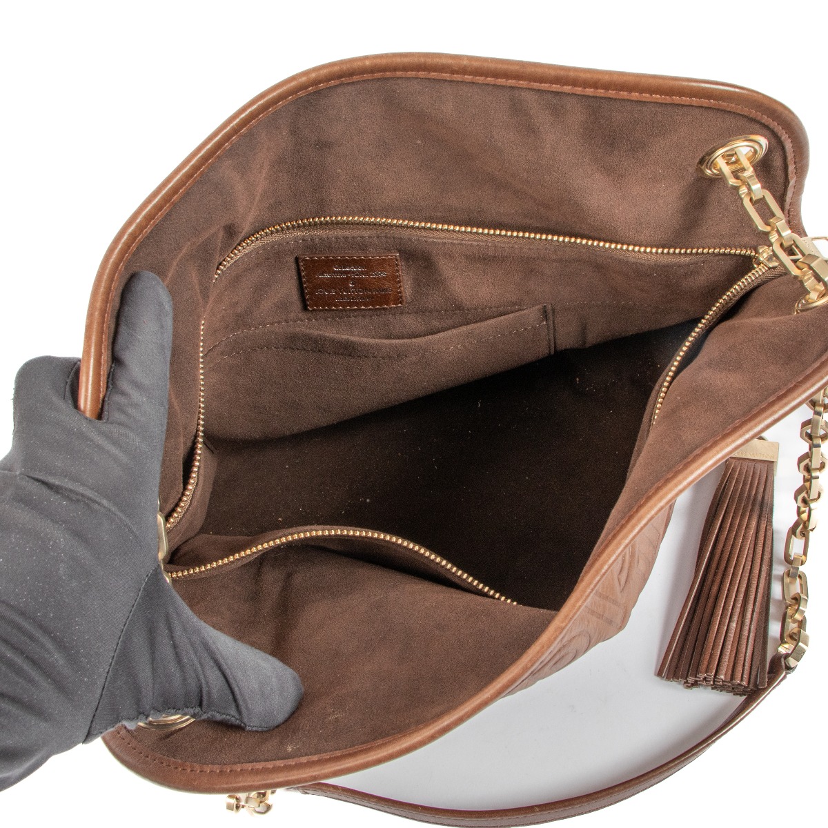 Louis Vuitton Brown Paris Souple Whisper Shoulder Bag ○ Labellov ○ Buy and  Sell Authentic Luxury