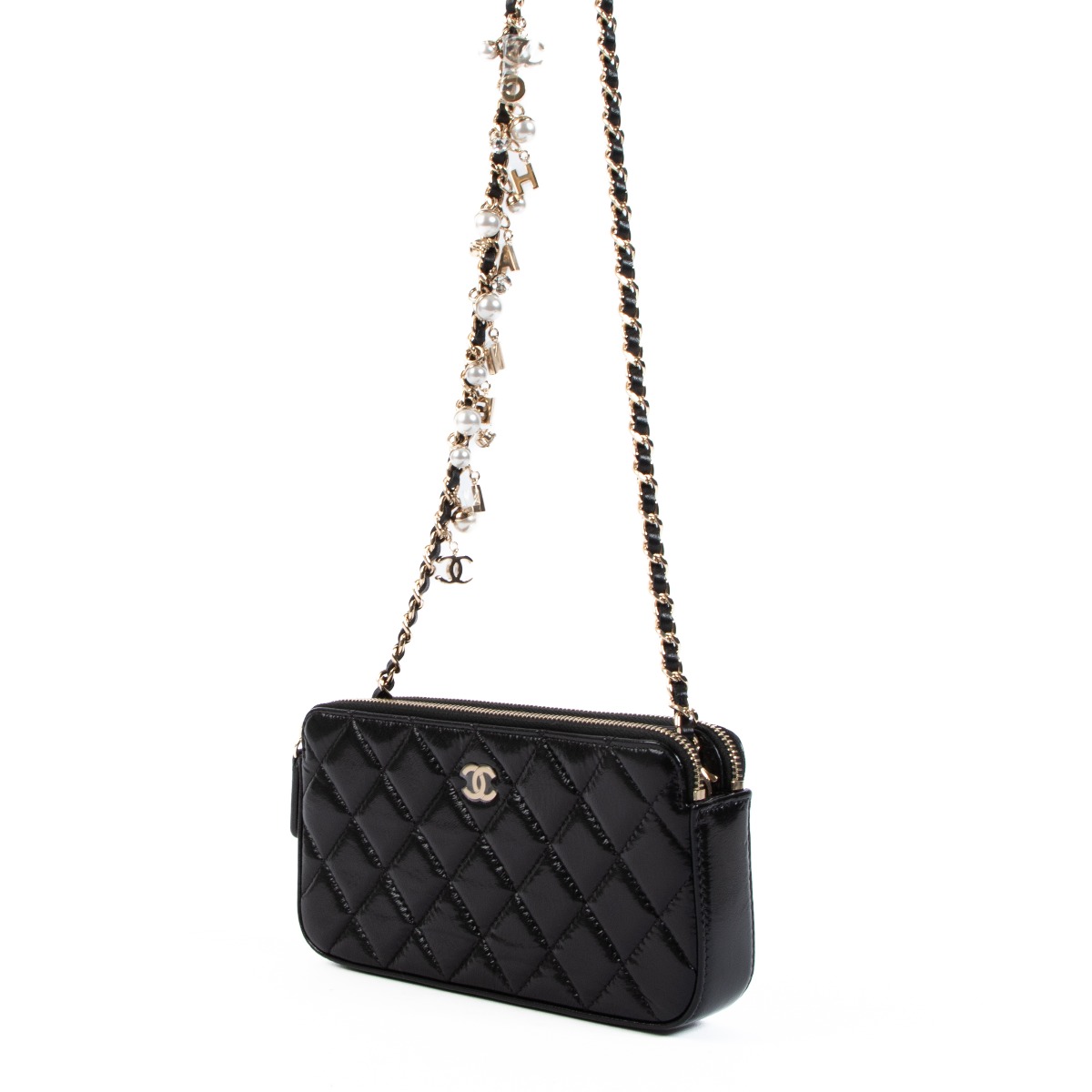 ショルダーバッグ・ポシェット × ヴィンテージ(中古) Chanel Pearl Chain Shoulder Bag AS0582 Chanel Pearl Bag | eBay