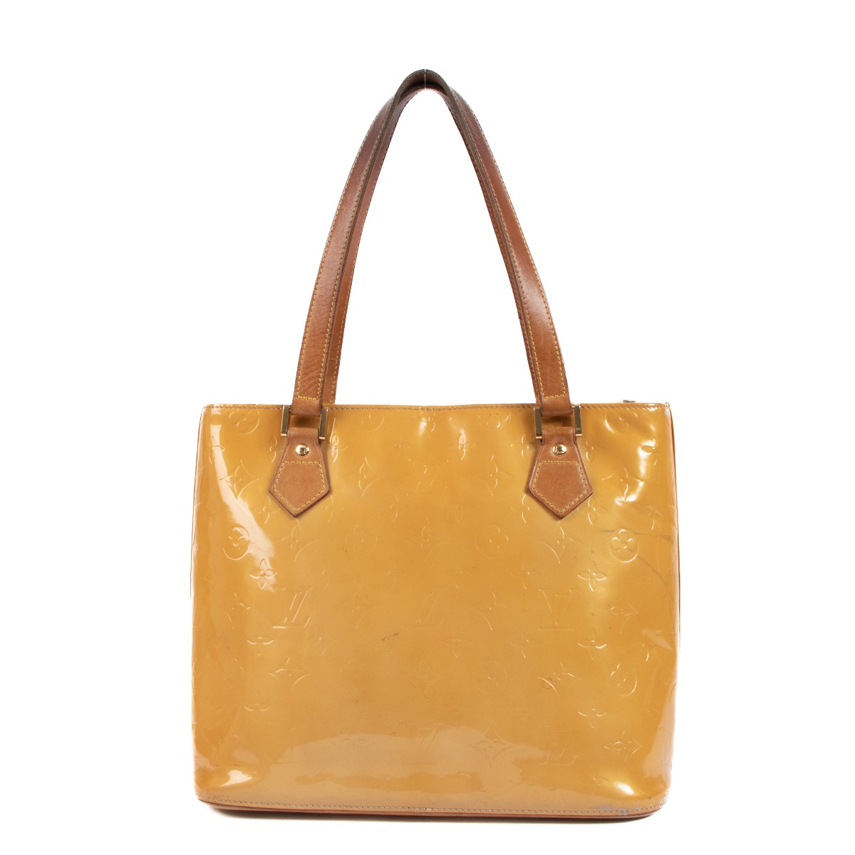 Louis Vuitton Houston Mango Monogram Vernis Tote Bag Labellov
