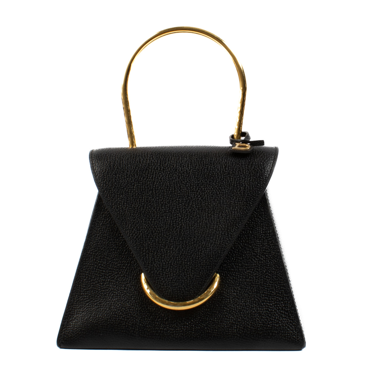 delvaux ダークグリーン レザー Delvaux Green Leather Top Handle ○ Labellov ○ Buy and Sell