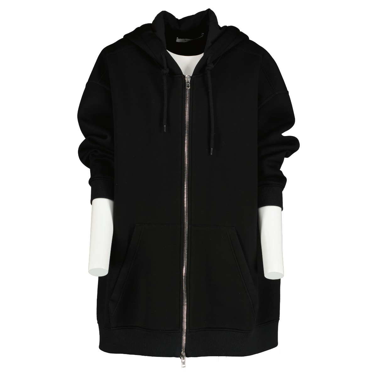 【コンビニ受取対応商品】 Logo Neoprene Black Givenchy Oversized Hoodie Zip-Up トップス