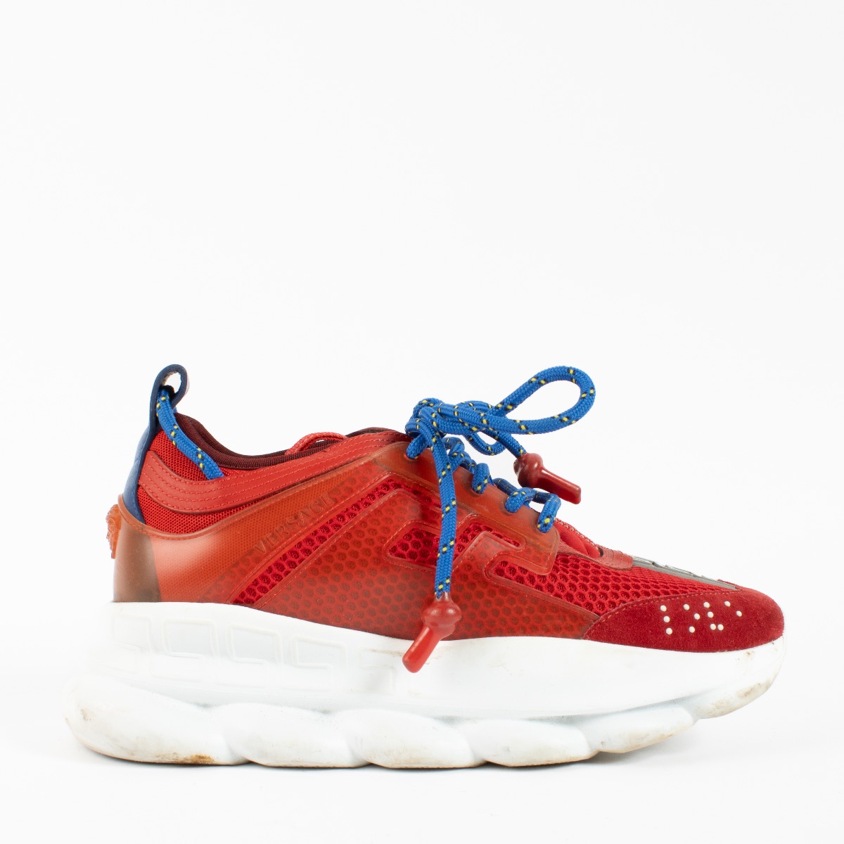 Versace Sneaker Versace Chain Reaction Blue And Red Versace Red