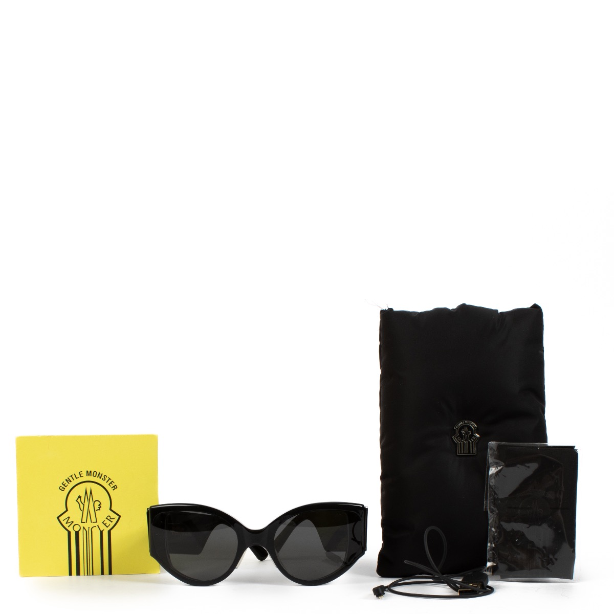 Moncler Genius x Gentle Monster Black Swipe LCD Sunglasses
