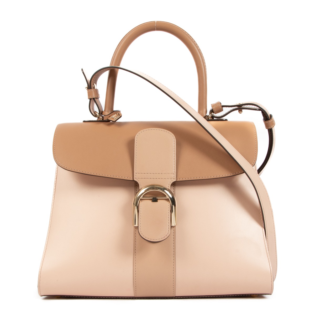新入荷 ll08643_delvaux_beige_leather_ ハンドバッグ