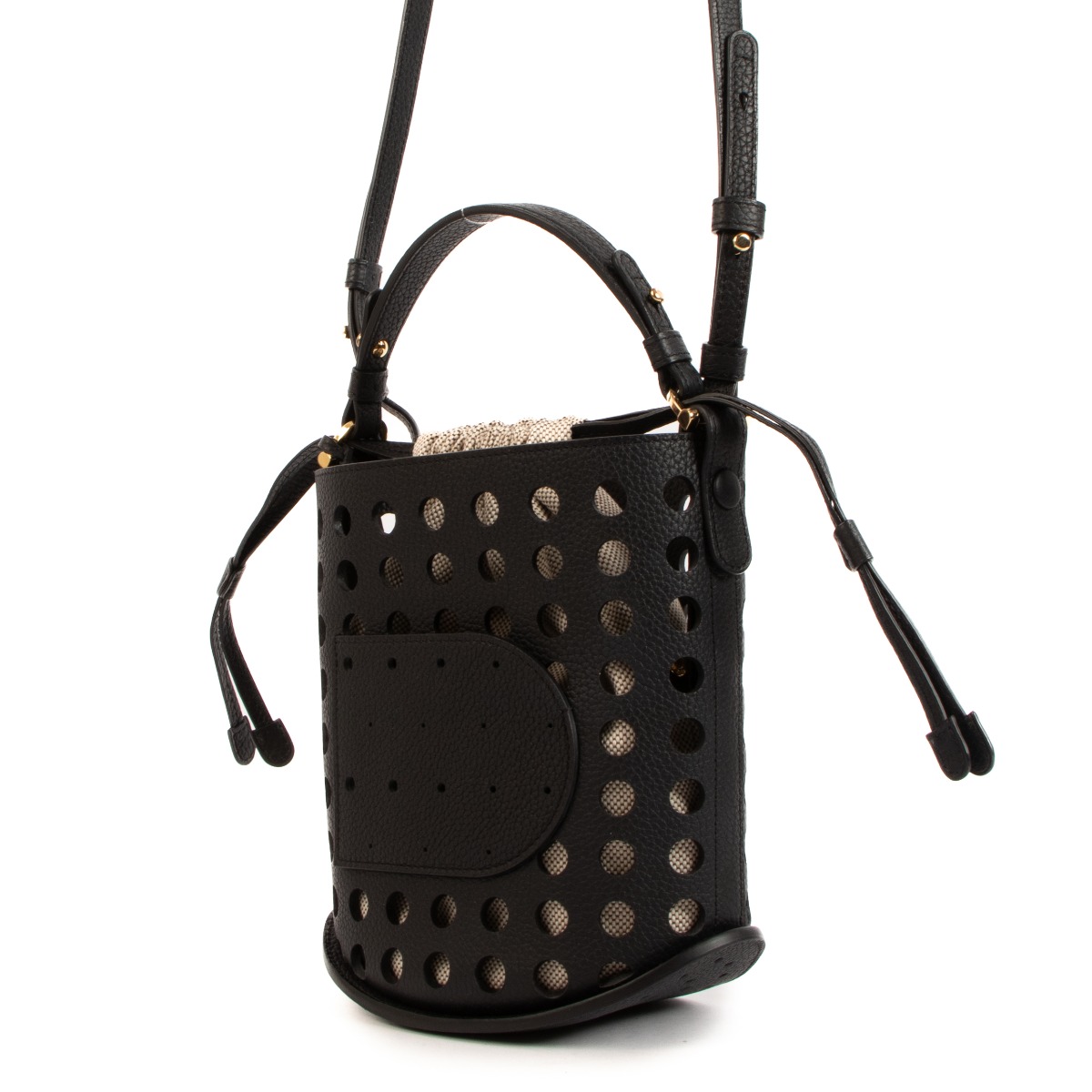 Delvaux Black Pin Mini Airess Bucket Bag ○ Labellov ○ Buy