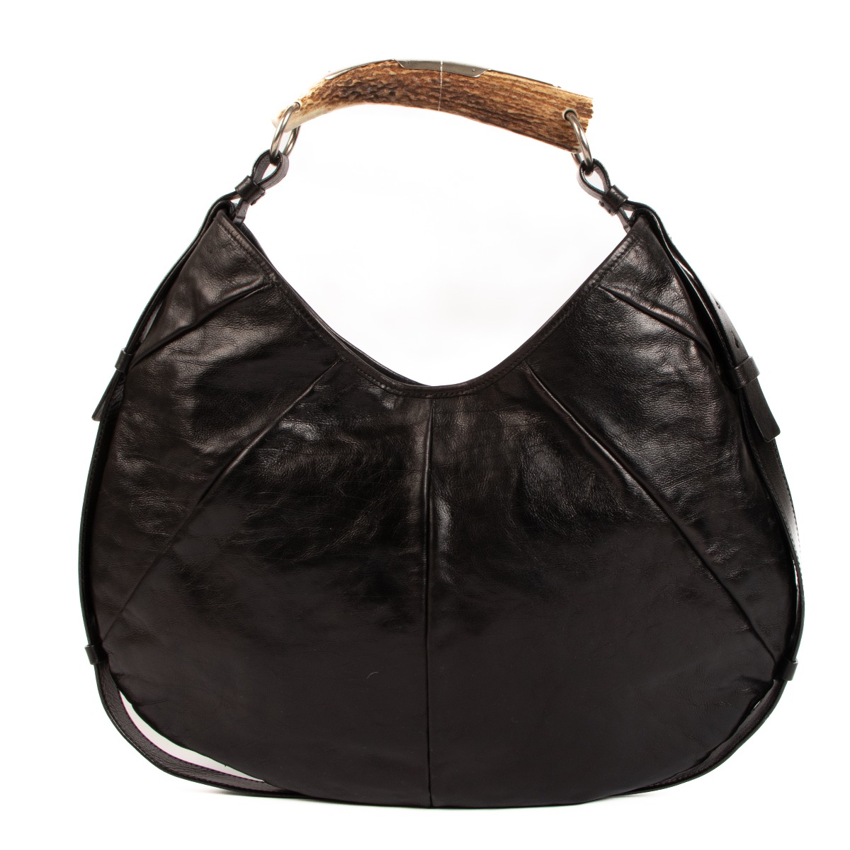 Yves Saint Laurent Woven Mombasa Horn Hobo Bag ○ Labellov ○ Buy and Sell  Authentic Luxury