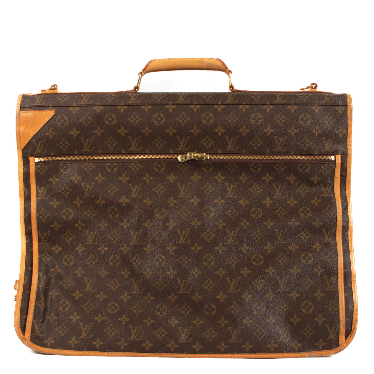 Louis Vuitton Monogram Canvas Vintage Portable Garment Bag Labellov Buy and Sell Authentic Luxury