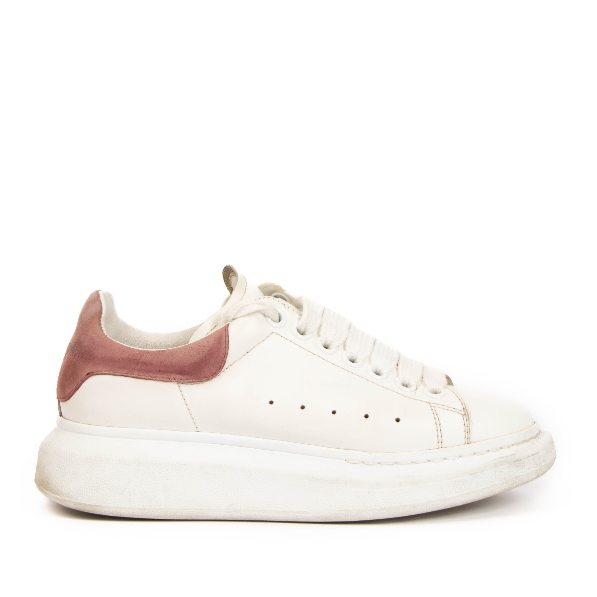 White oversized sneakers top