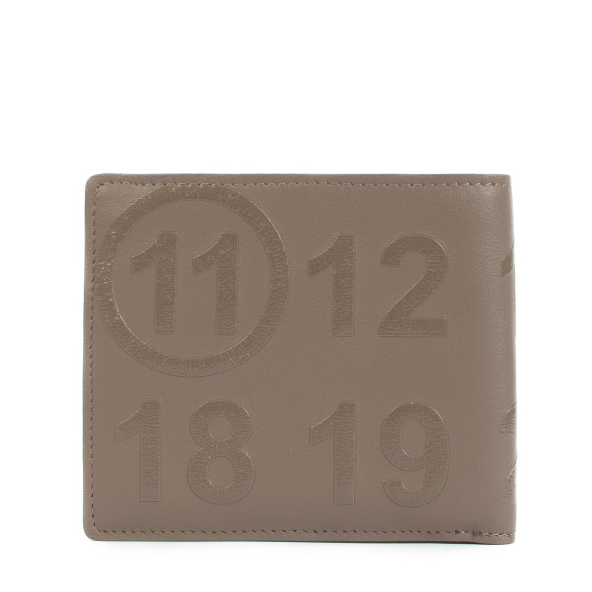 ★追跡&関税込【MAISON MARGIELA】TAUPE TRI-FOLD WALLET Maison Margiela Tri-Fold Leather Wallet & Bi-Fold Zip Wallet