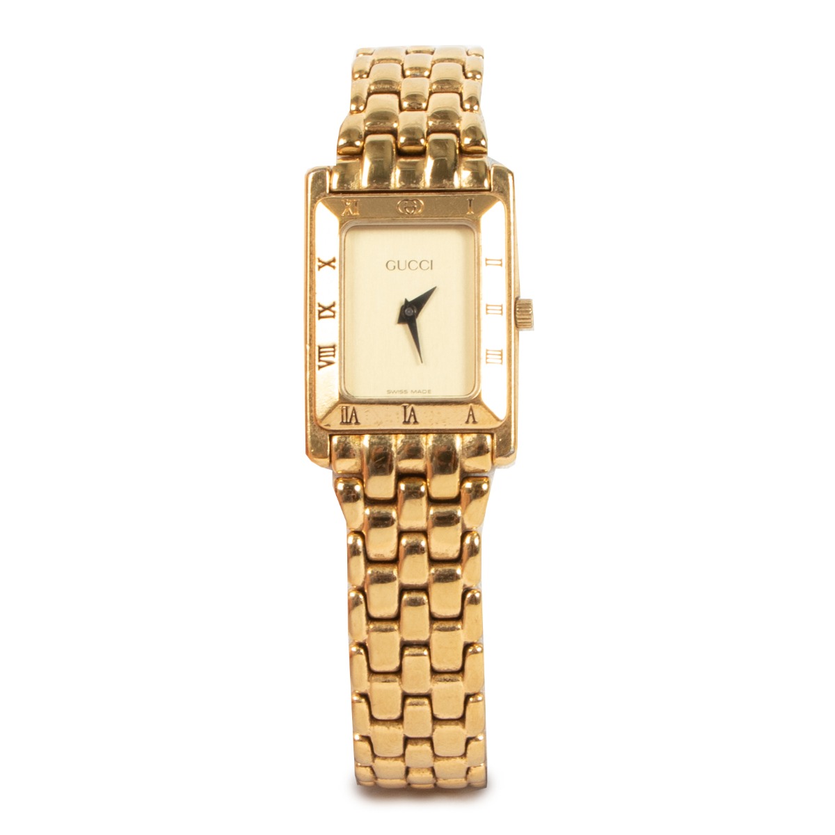 Gucci 4200 L 18K Gold Plated Watch Labellov Buy and Sell Authentic Luxury