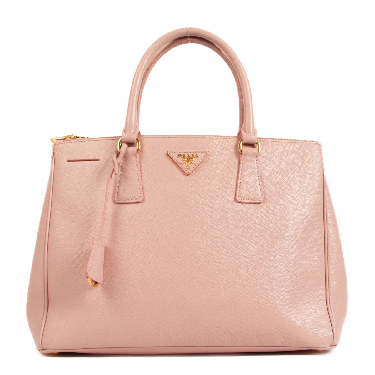 Prada Pink Large Galleria Saffiano Leather Bag Labellov Buy