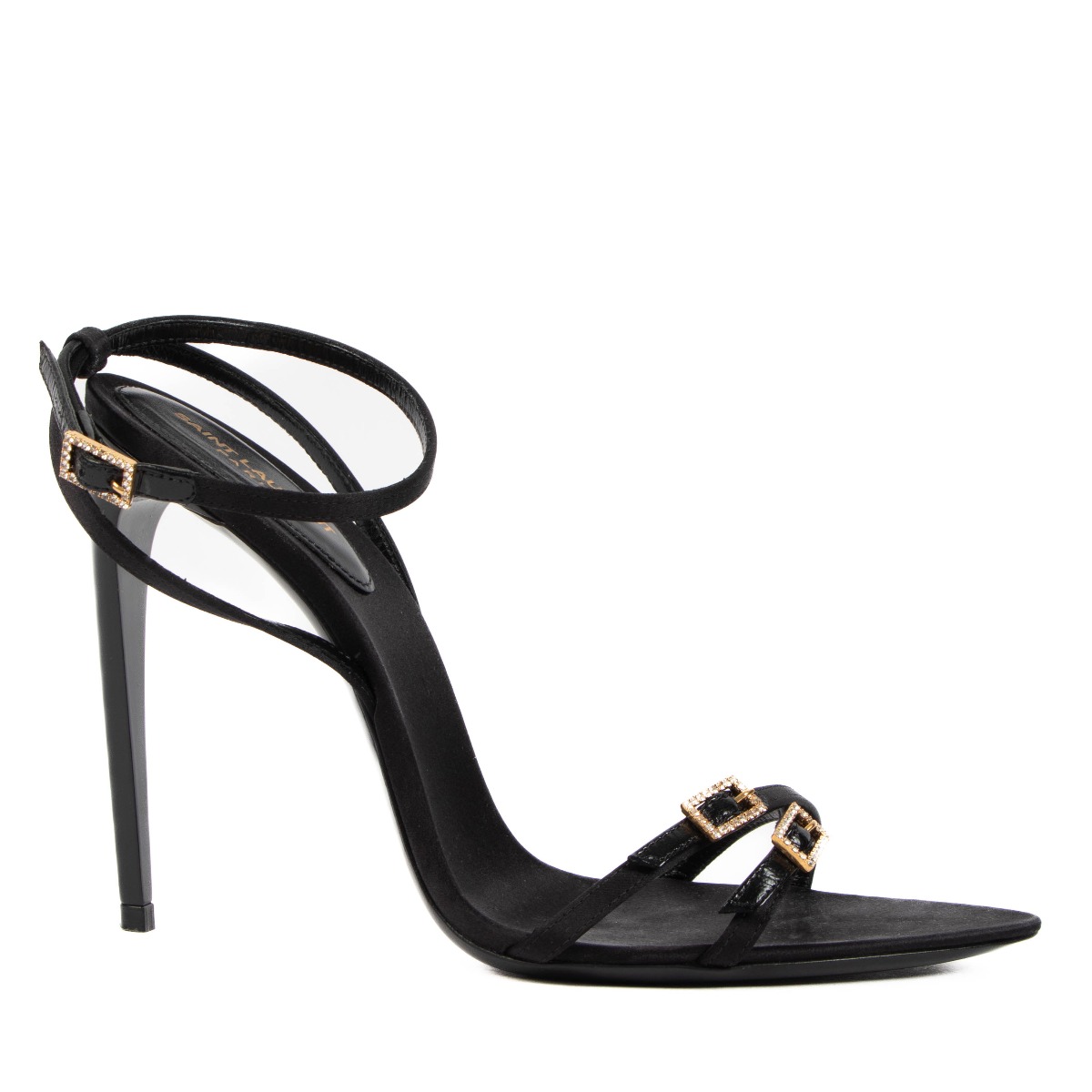 Saint laurent dallas shop embellished tie sandals