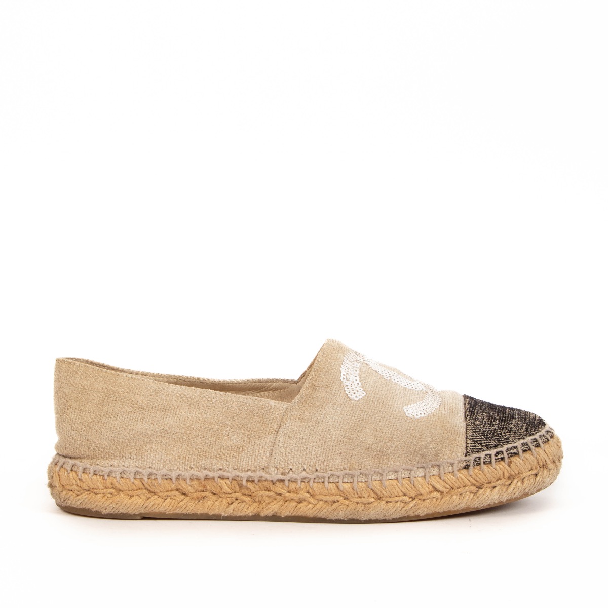 Chanel tan hotsell espadrilles