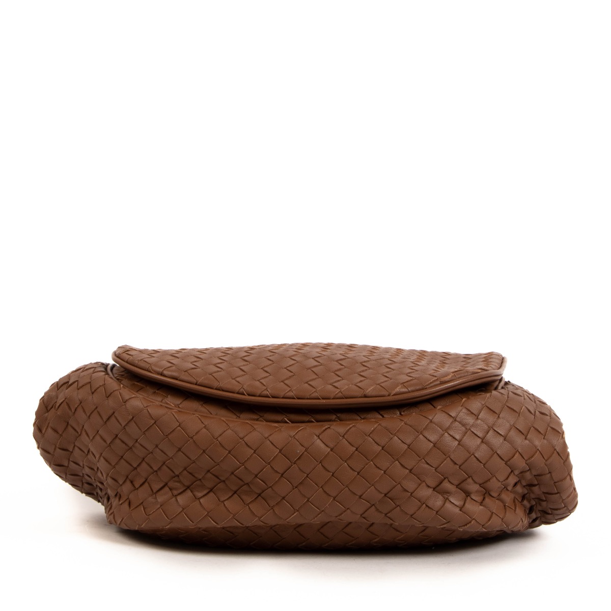Bottega Veneta Brown Intrecciato Crossbody Bag ○ Labellov