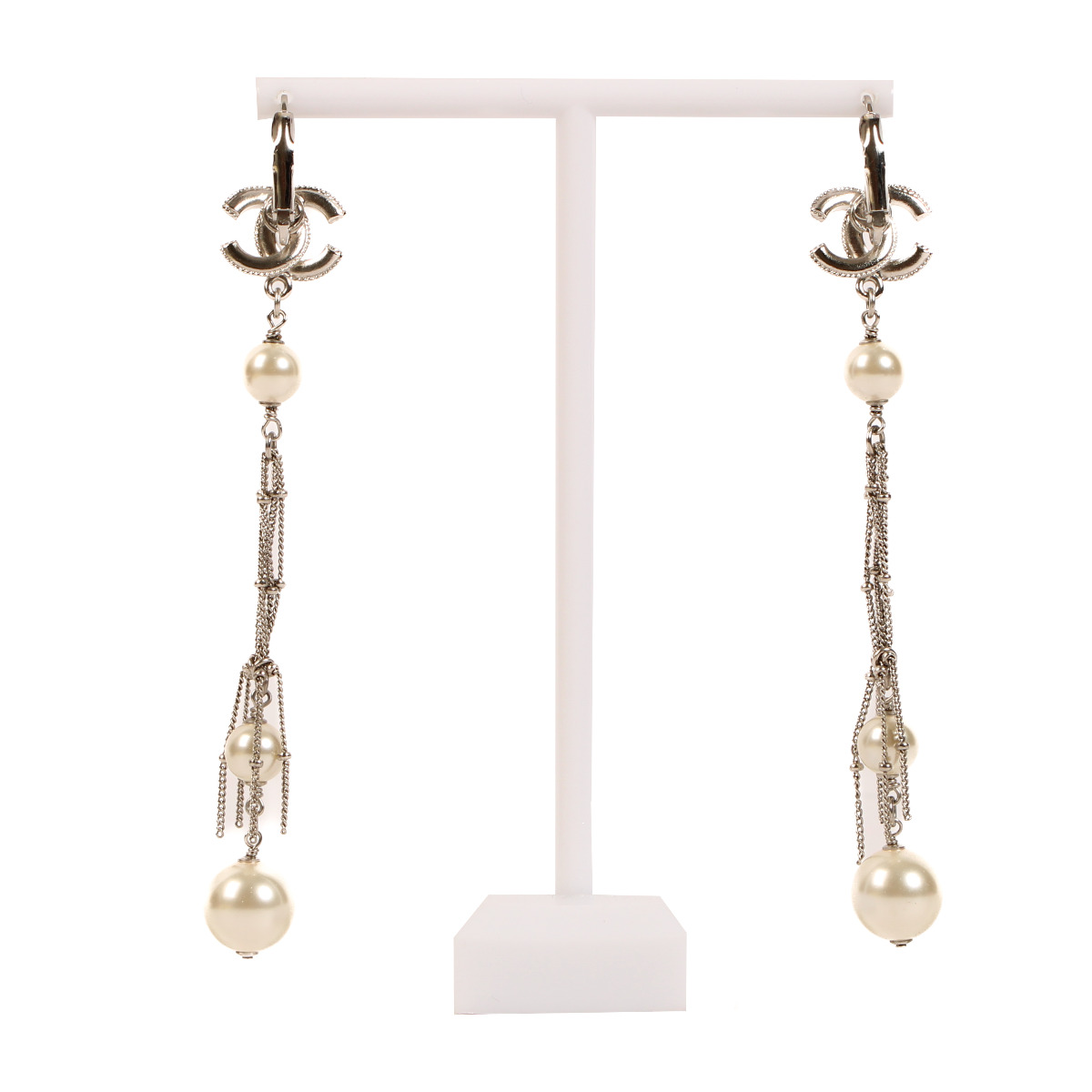 CHANEL CC MINI CRYSTAL SMALL DANGLE EARRINGS – LLBazar