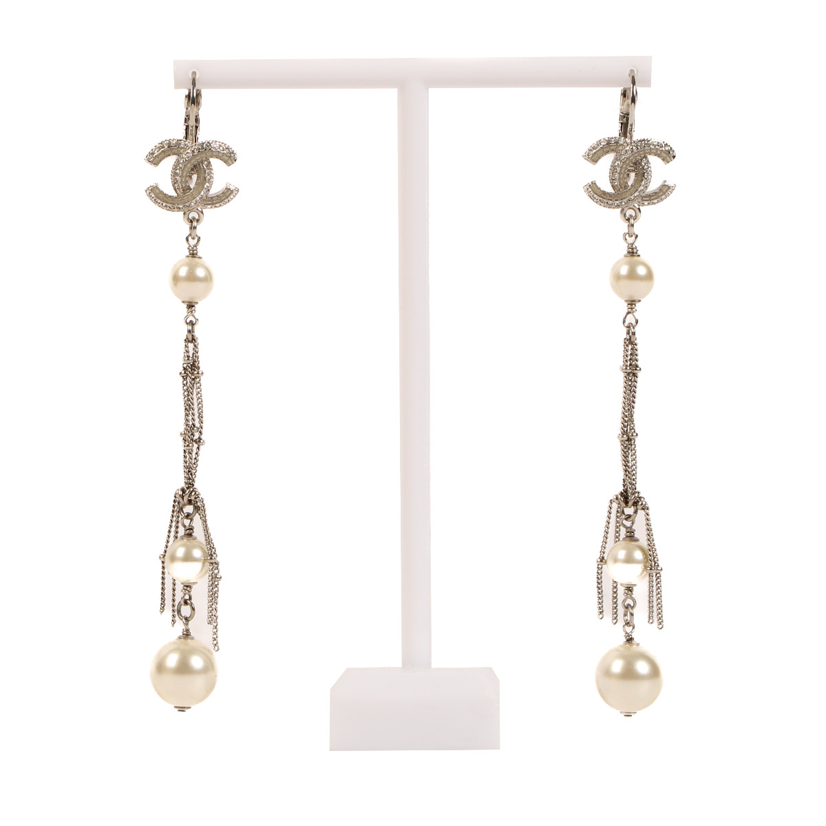 Chanel drop online dangle earrings