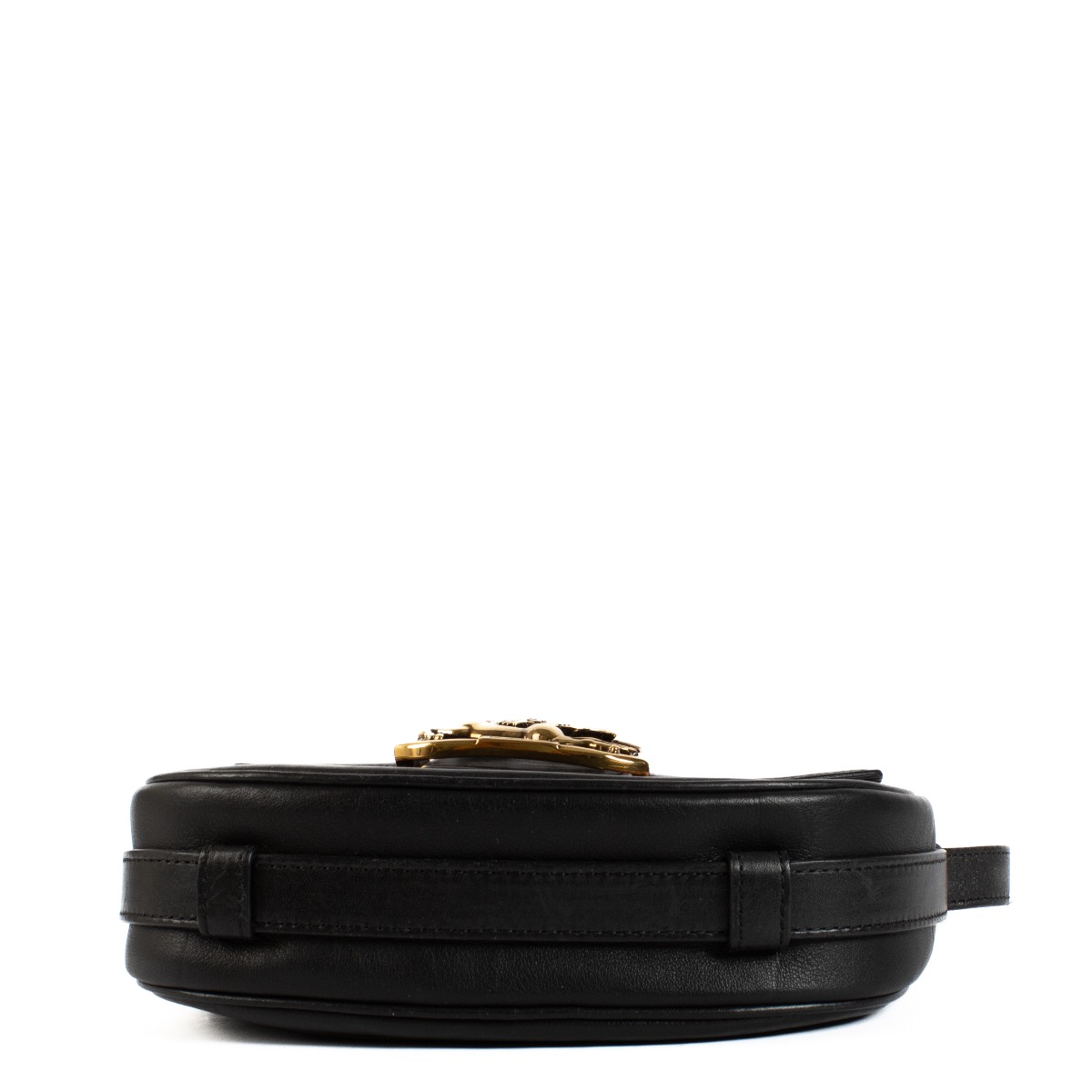【送料&関税込】Etro Black Leather Bag Etro Black Leather Tapestry Pegaso Crossbody Bag ○ Labellov