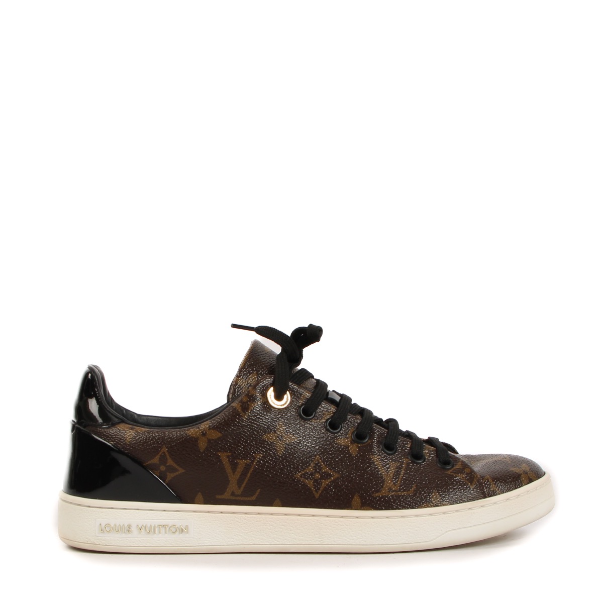 Louis Vuitton Monogram Frontrow Sneakers Size 39 ○ Labellov