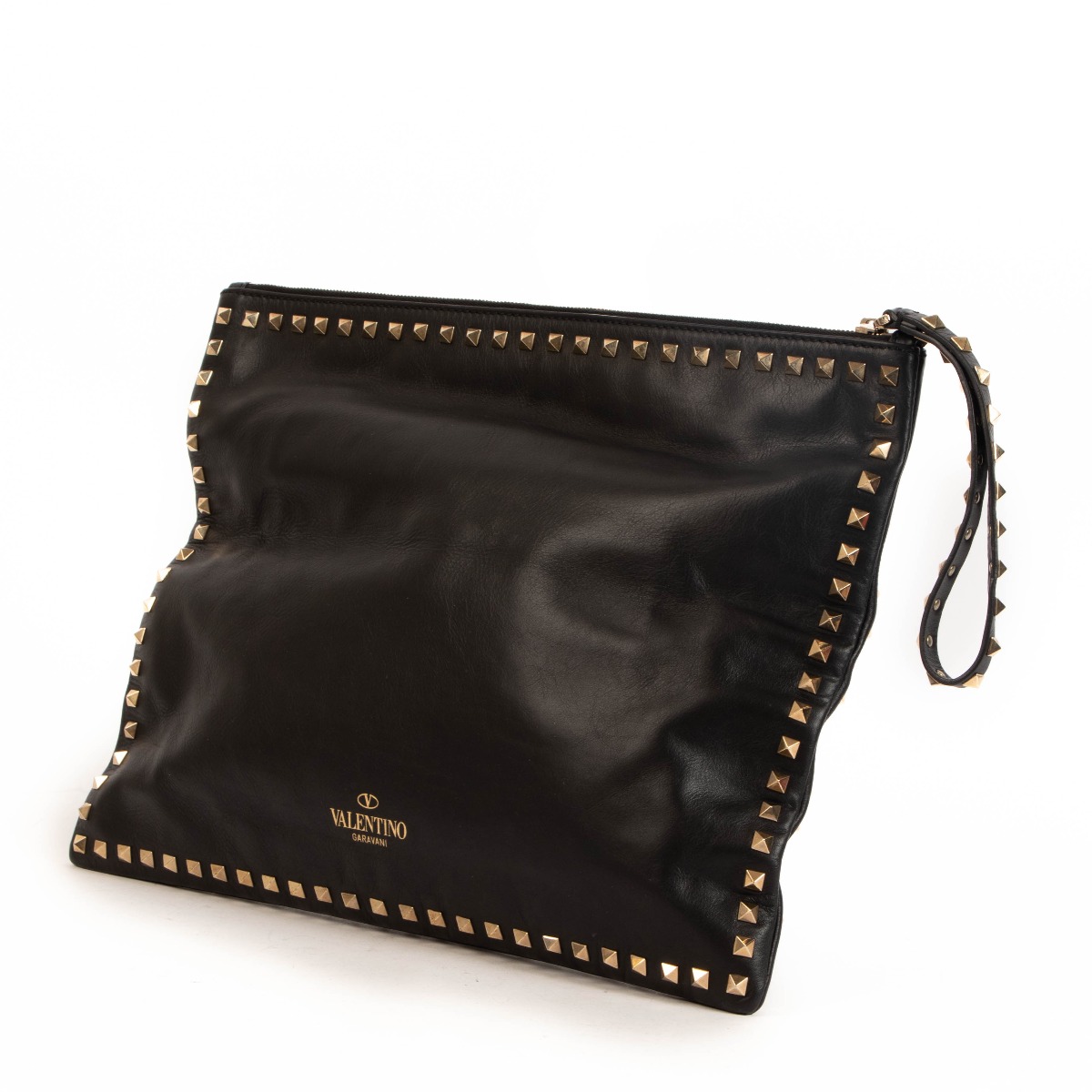 Valentino on sale black clutch