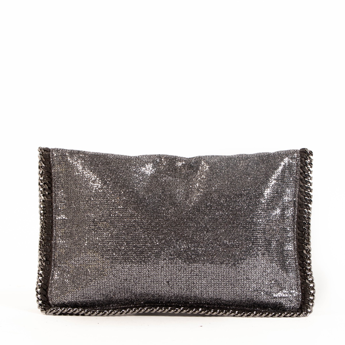 クラッチバッグ Stella McCartney 'Falabella' clutch (7P0076WP0587 1113) Stella McCartney Black Faux Leather Falabella Clutch Bag