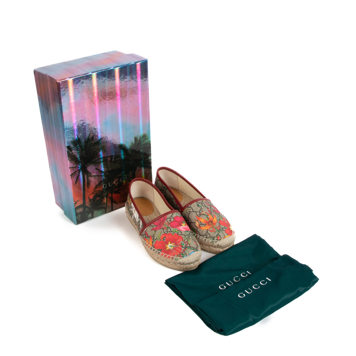 Gucci GG Flora Espadrilles size 36.5 Labellov Buy and Sell