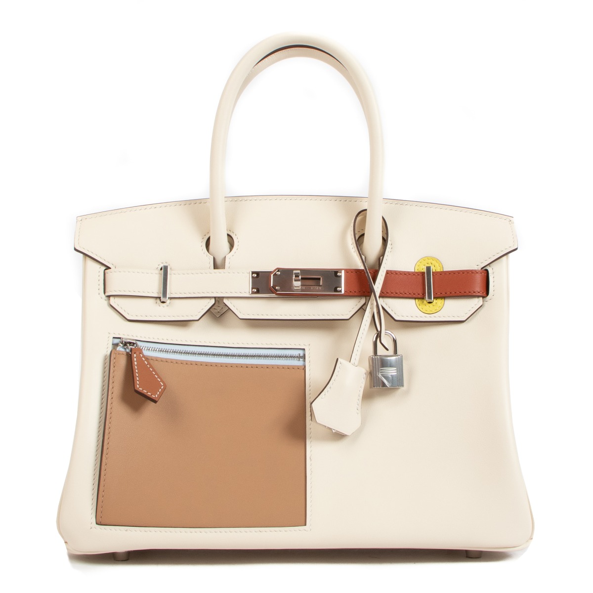 Hermès Birkin 30 Colormatic Nata/Chai/Cuivre/Lime/Mauve