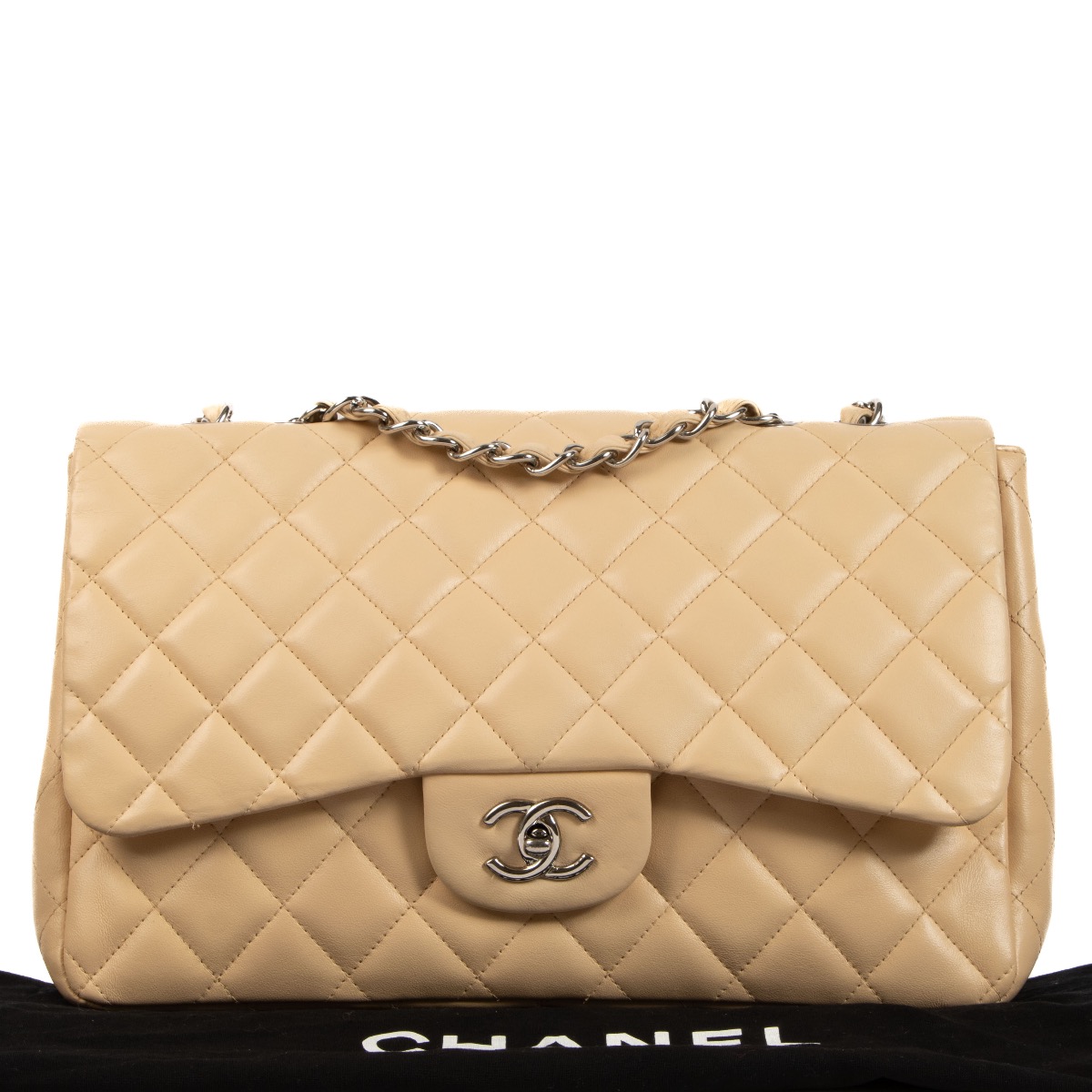 Chanel bags store beige