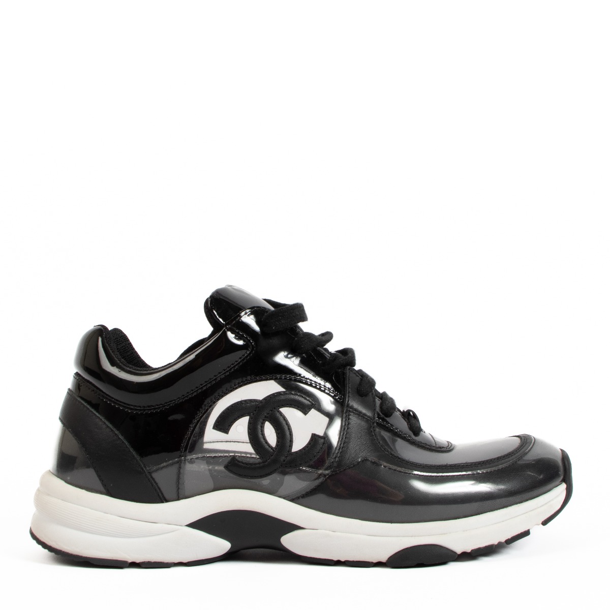 Chanel sneakers transparent store