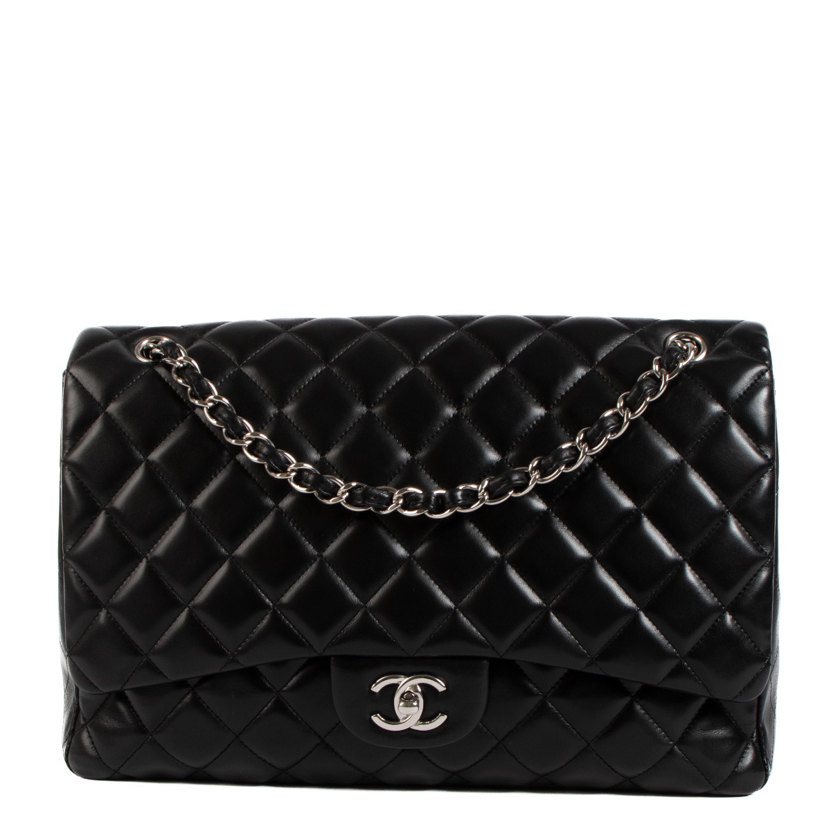 Chanel maxi black clearance