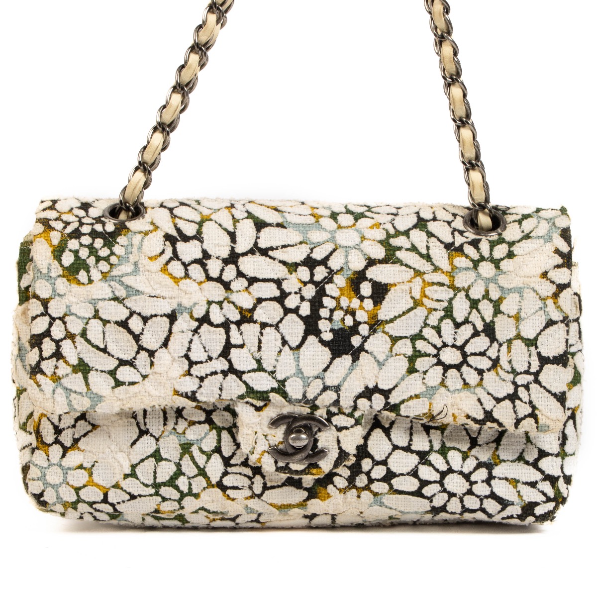 Chanel top flower bag