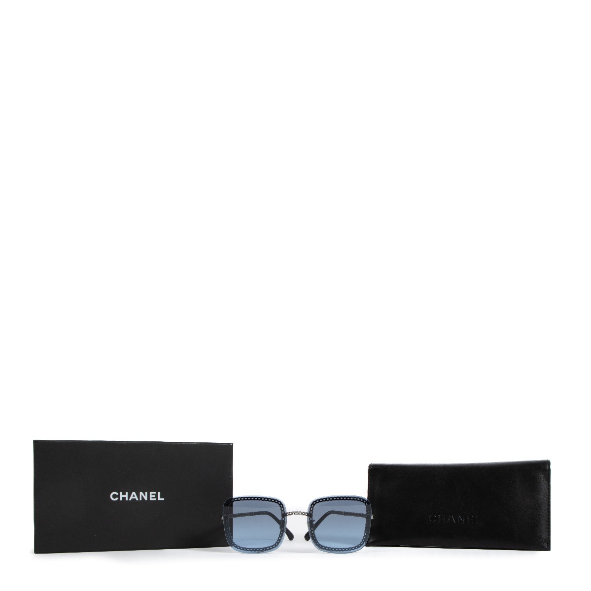 Chanel Grey Acetate Sunglasses ○ Labellov ○ Buy and Sell Authentic Luxury