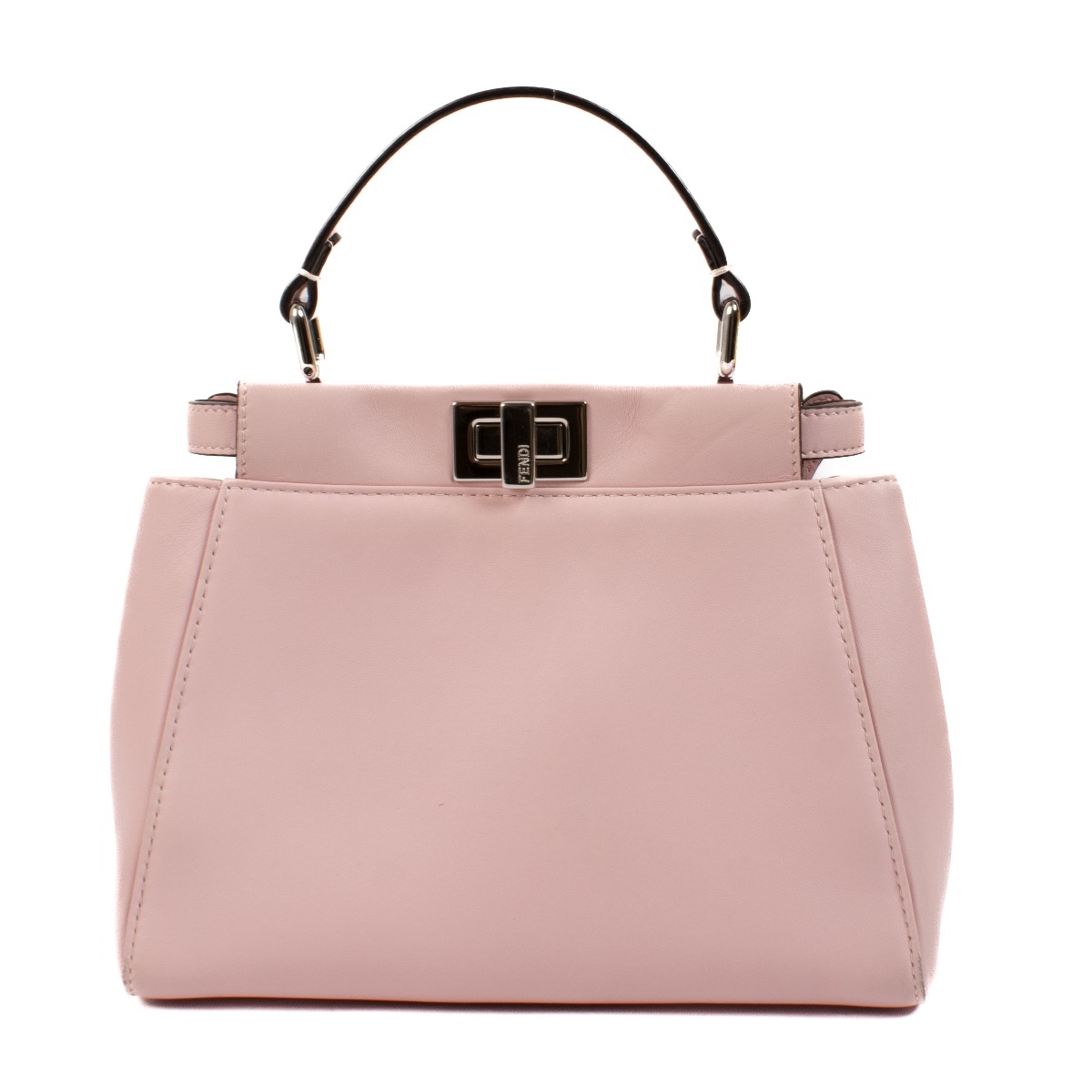 Fendi Pink Nappa Mini Peekaboo Bag ○ Labellov ○ Buy and