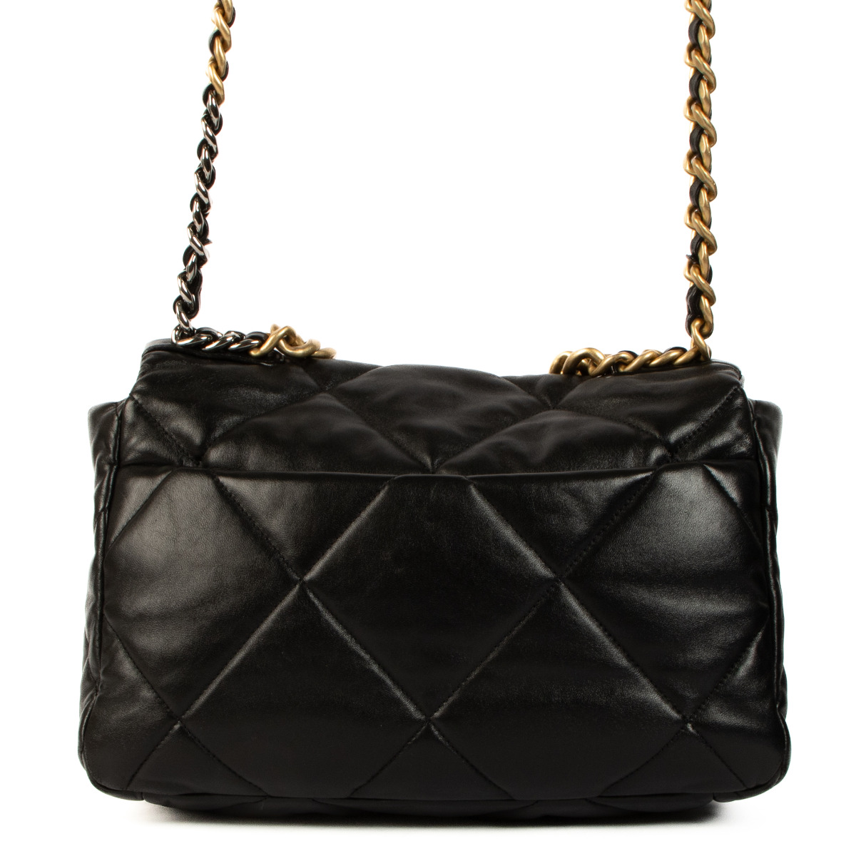 【ヴィンテージ】Rank:S☆Chanel Black Large Series14 バック CHANEL VINTAGE CLASSIC FLAP SMALL CHAIN SHOULDER BAG BLACK