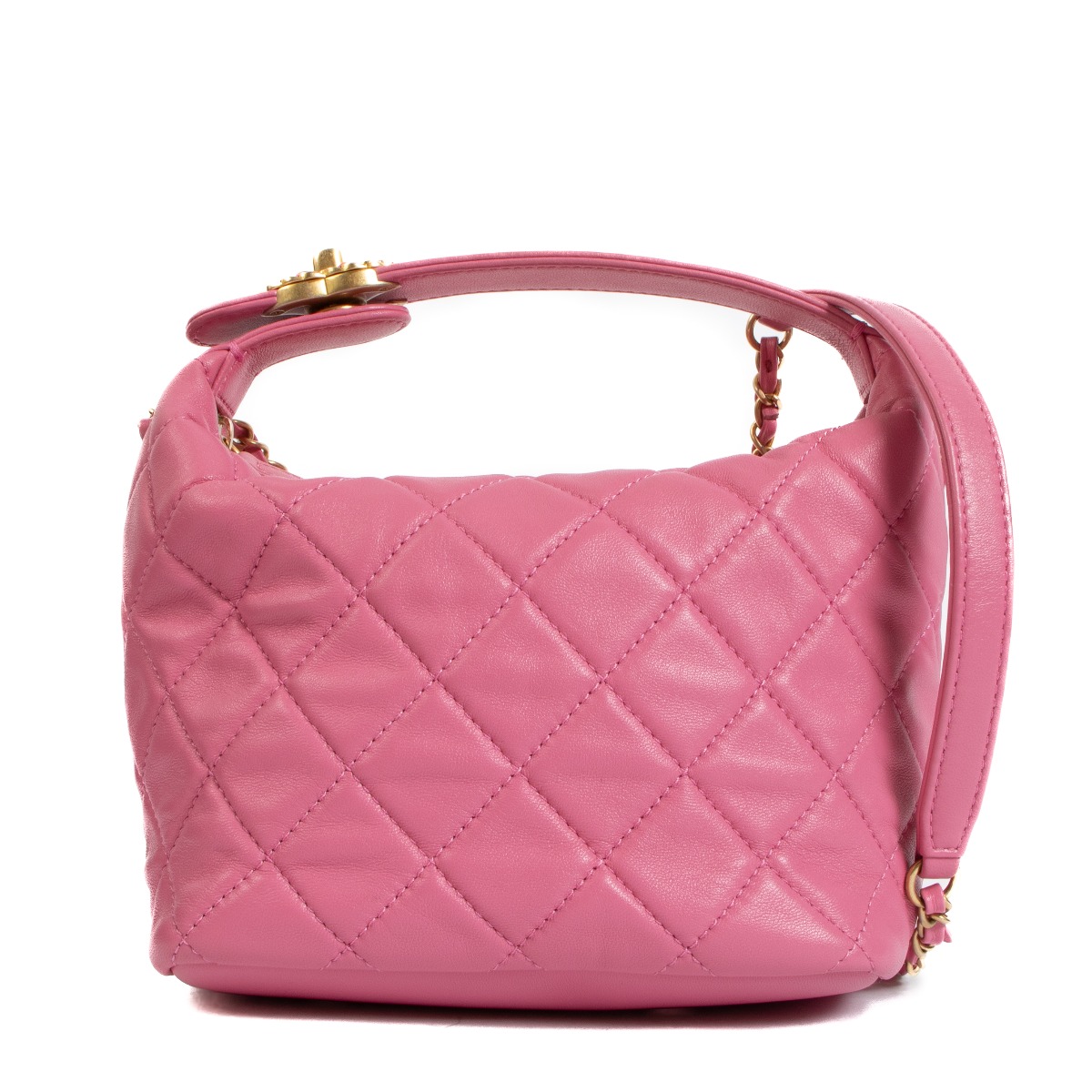 Chanel Perfect Meeting Hobo Quilted Lambskin Small at 1stDibs