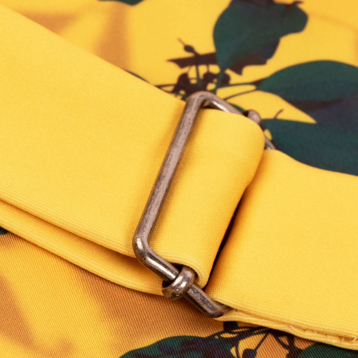 Dries Van Noten Yellow Floral Print Belted Coat - Size 38