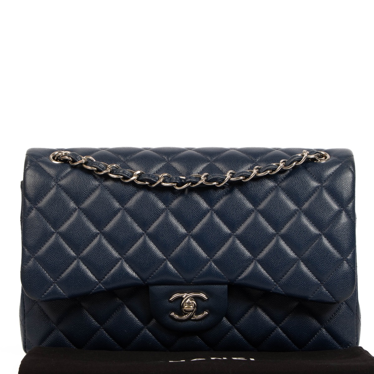 Chanel jumbo hotsell flap bag caviar