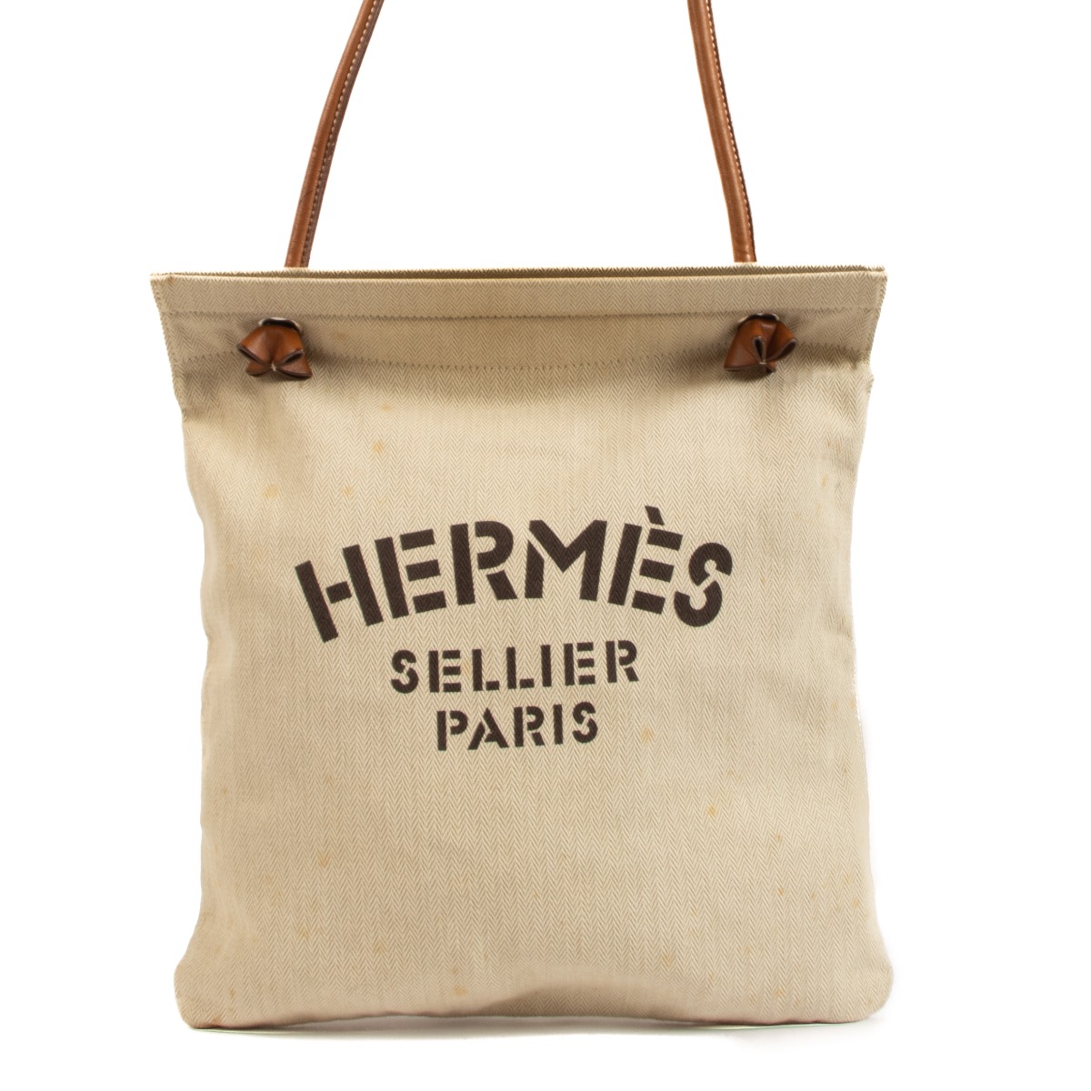 Hermes sellier cheap canvas bag