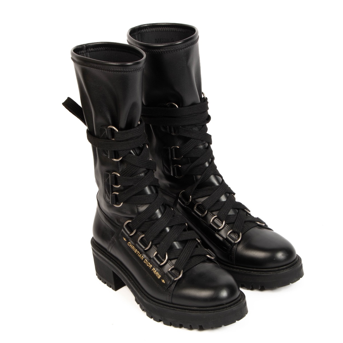 【美品】CHRISTIAN DIOR レザー ブーツ D-FIGHT ブラック 584ff261fa51e4361b81caeab74a.jpg