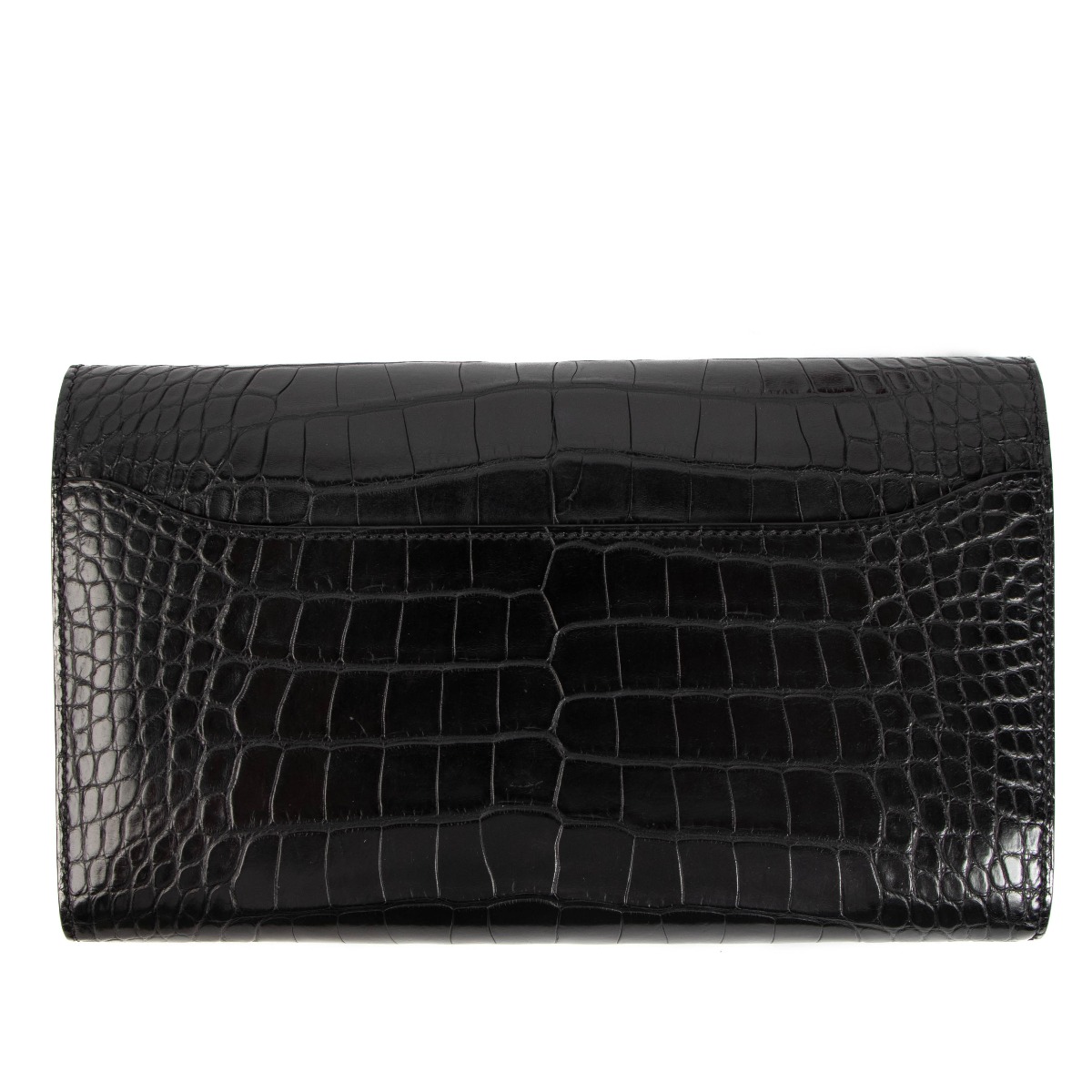 Hermès Black Epsom Bearn Compact Wallet ○ Labellov ○ Buy