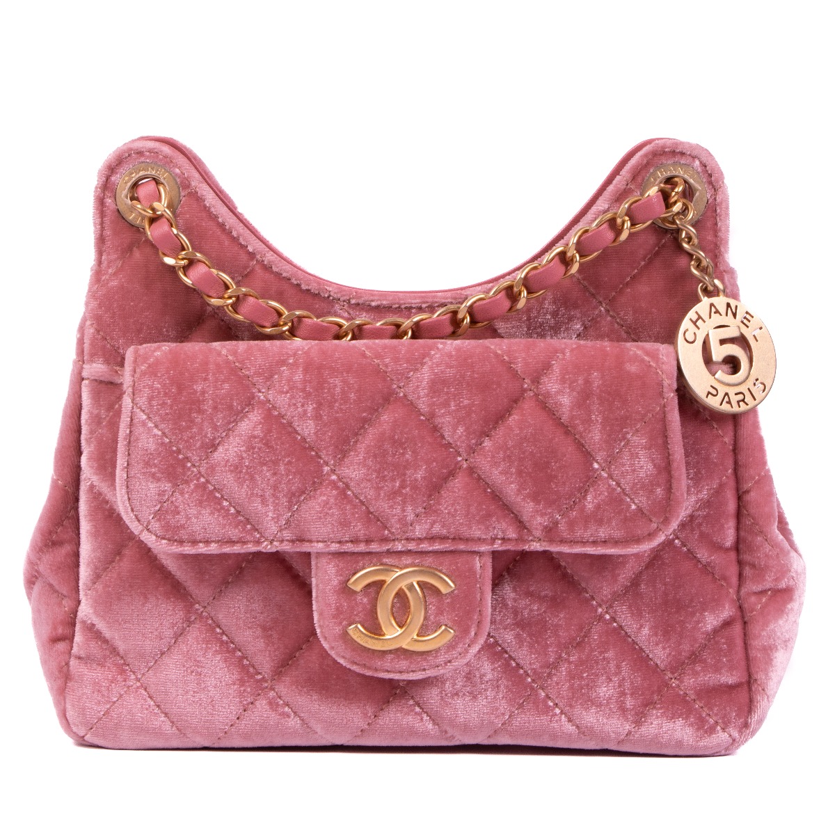 Velvet pink chanel bag 2025