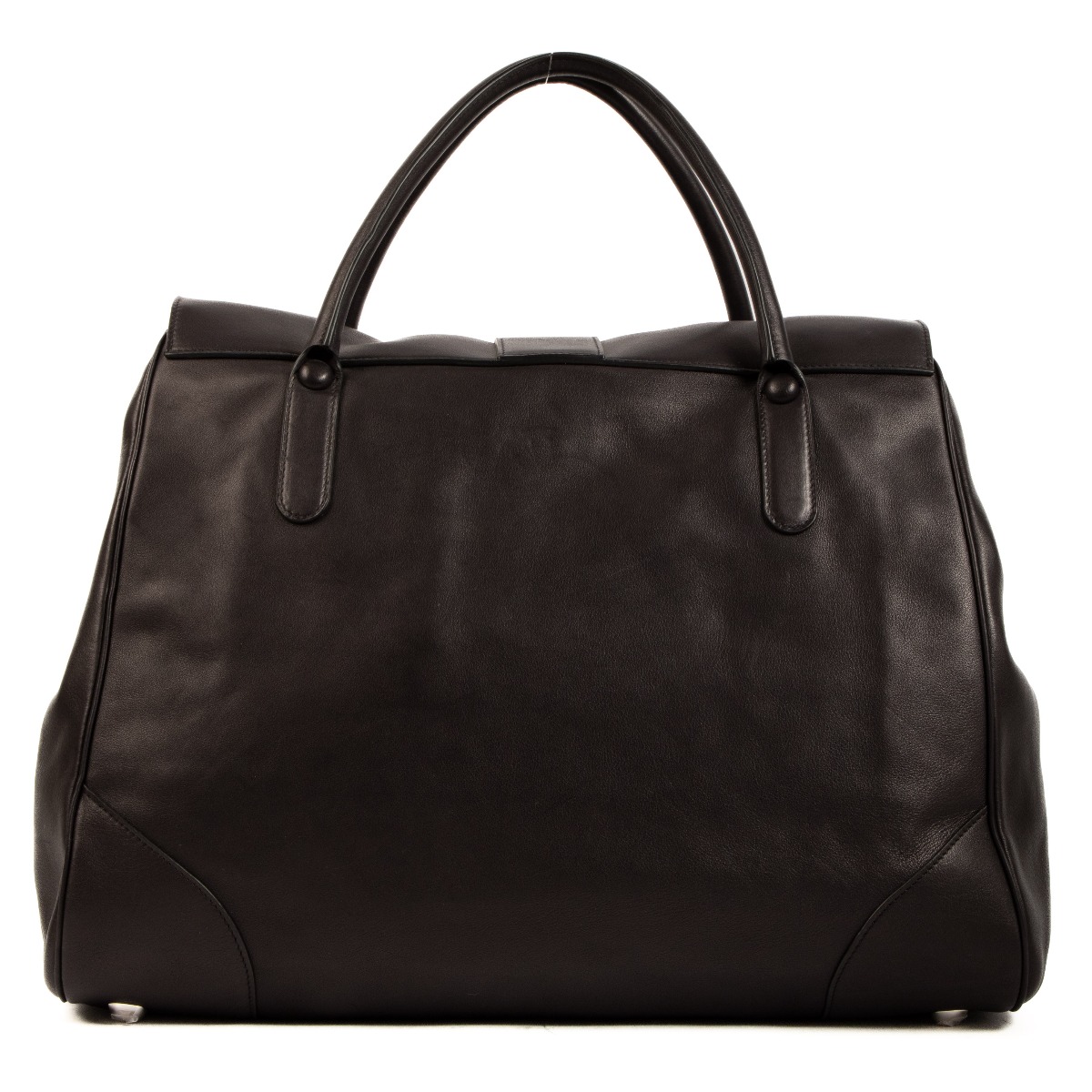 美品・ヴィンテージ【DELVAUX】BRILLANT ブラックハンドバッグ ll09566_delvaux_black_top_hand