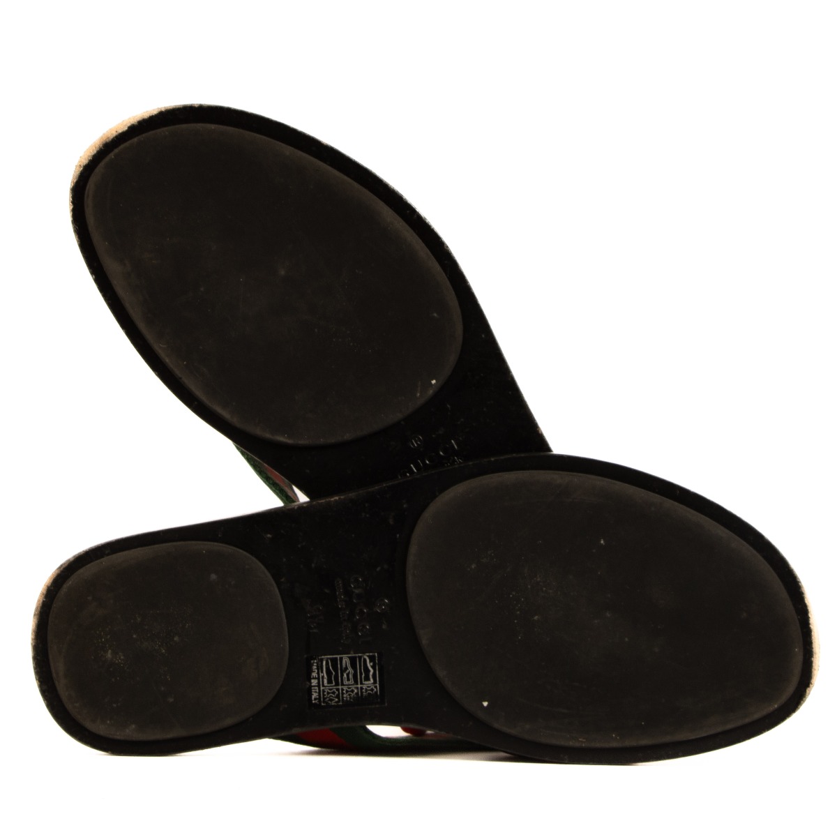 Gucci Black GG Web Thong Slippers Size 43.5 Labellov Buy and Sell Authentic Luxury