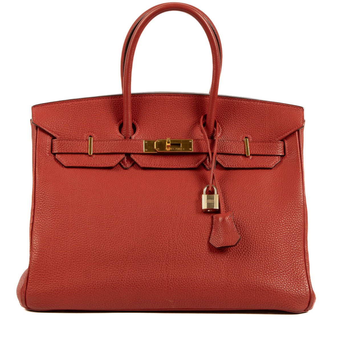 Herm s 2004 Birkin 35 Rouge Vif Taurillon Clemence Labellov