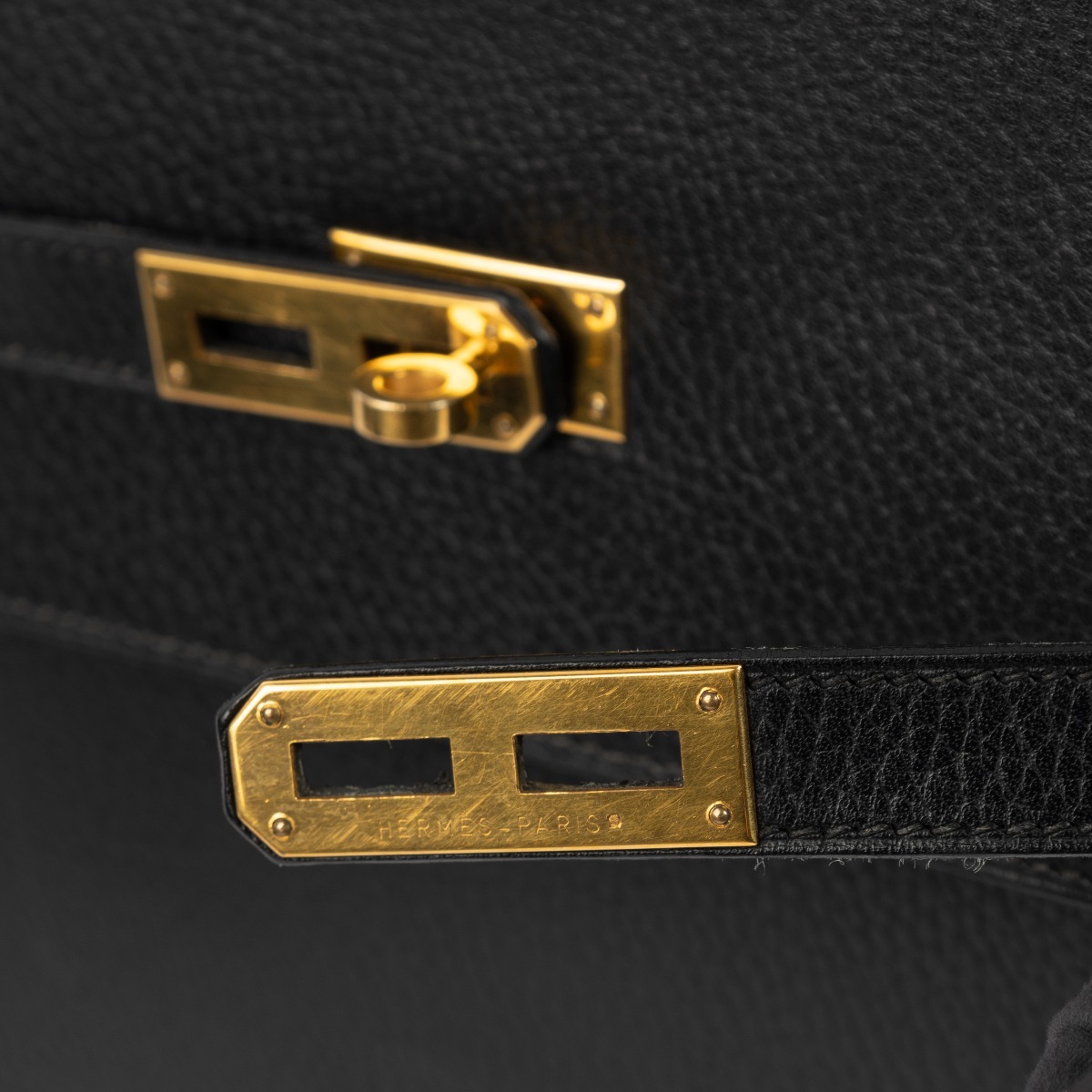 Hermès Box Kelly Depeche 38 - Black Briefcases, Bags - HER173397