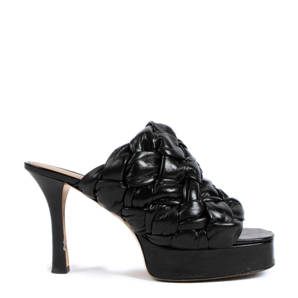 ★SALE★【送料関税無料】BOTTEGA VENETA ラーナ ミュール ブラックラーナ ミュール| Bottega Veneta® 日本